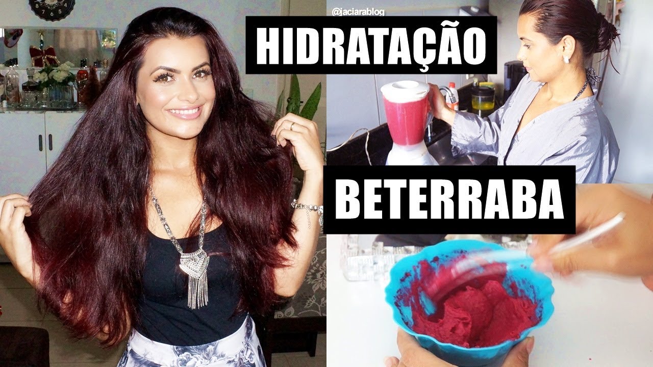 HIDRATAÇÃO DE BETERRABA ROTINA CAPILAR COMPLETA