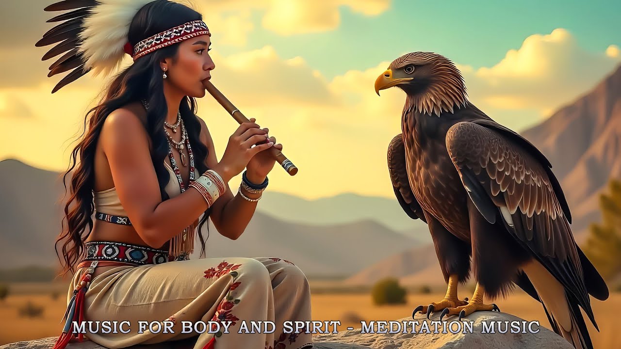 Deep Relaxation 🦅 Native American Flute Music for Spiritual Healing