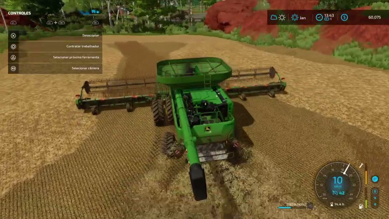 Farming Simulator 22_terminei a Mega colheita de feijão