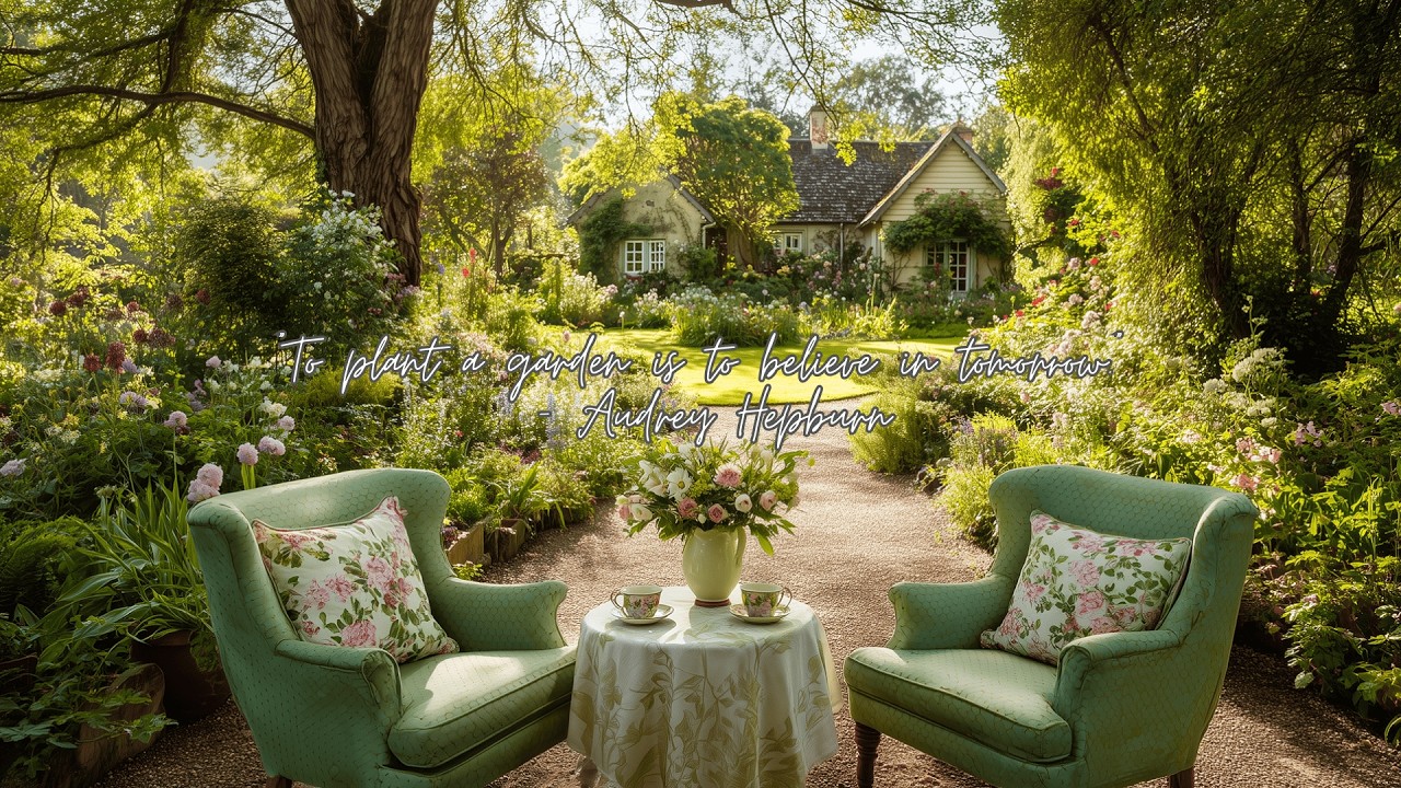 soft piano for a garden morning 🍃 focus music — relaxing piano music for study & writing