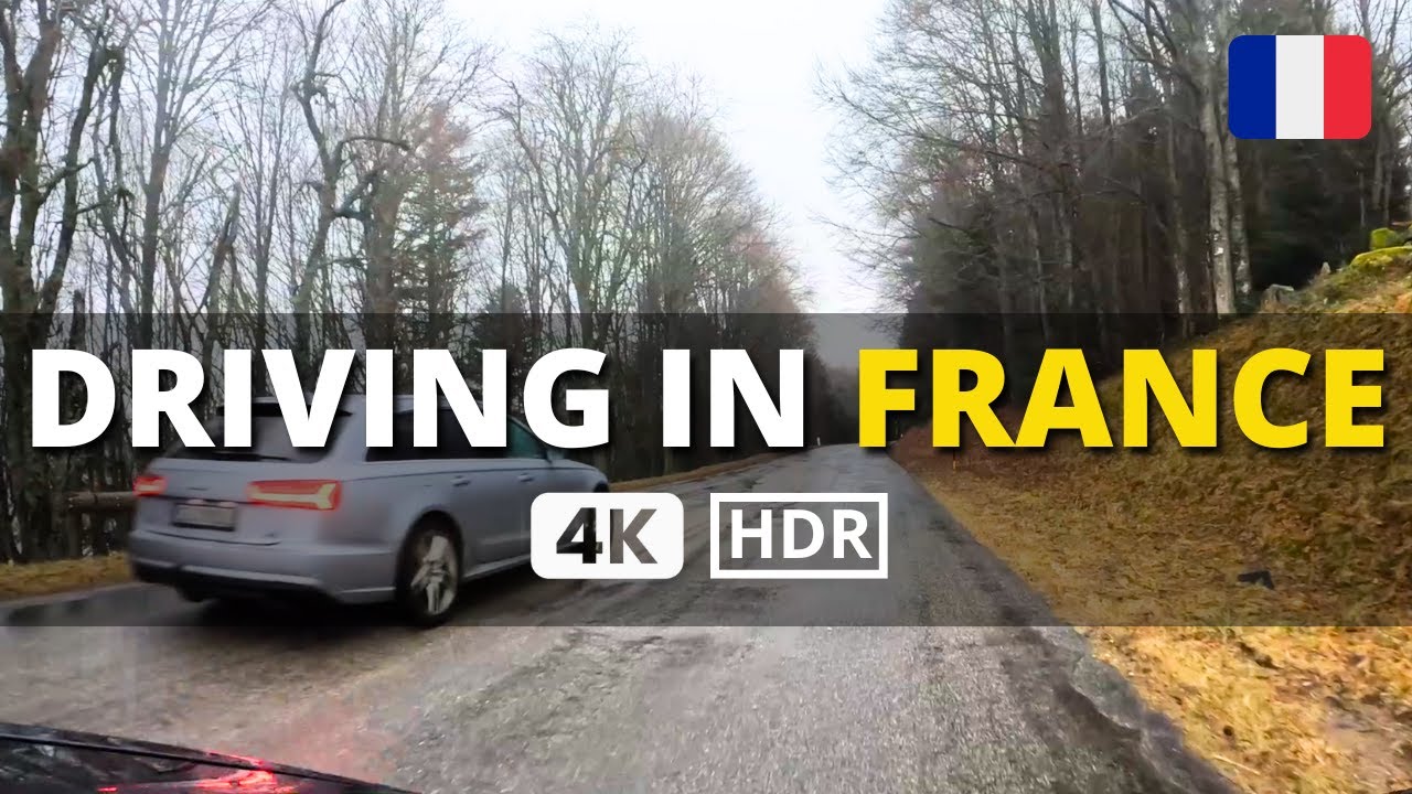 👏🏼 ROAD TRIP FRANCE Alsace Region from SONDERNACH to MITTELWIHR (4K UHD) Driving a TESLA Model Y 🤯