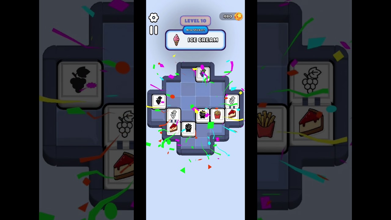 Sticker Tile Merge - Gameplay Walkthrough Part 1(iOS, Android)#puzzlegame