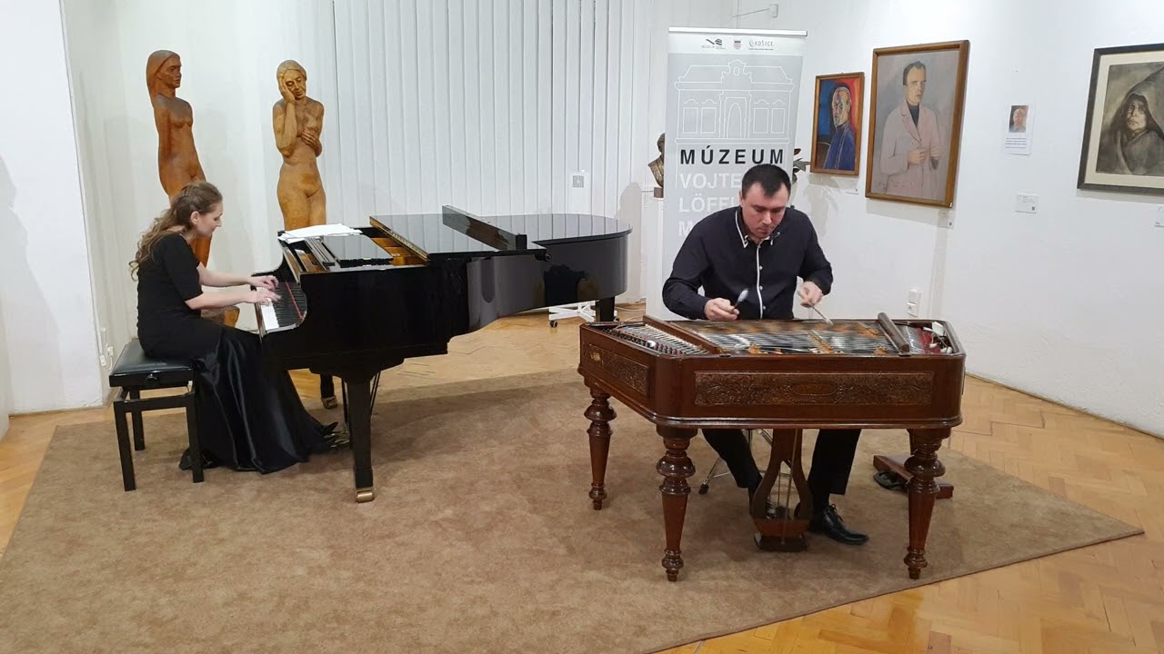 Ca la breaza - V. Platonov - Poľská hudba v Košiciach - Mykhaylo, Dana Zakhariya - Cimbalom - Piano
