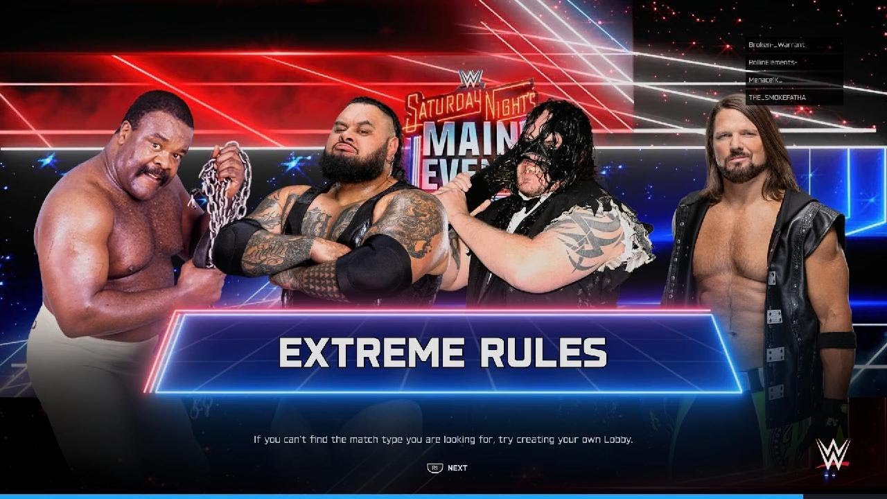 FATAL 4-WAY EXTREME RULES pt.10🤼😂