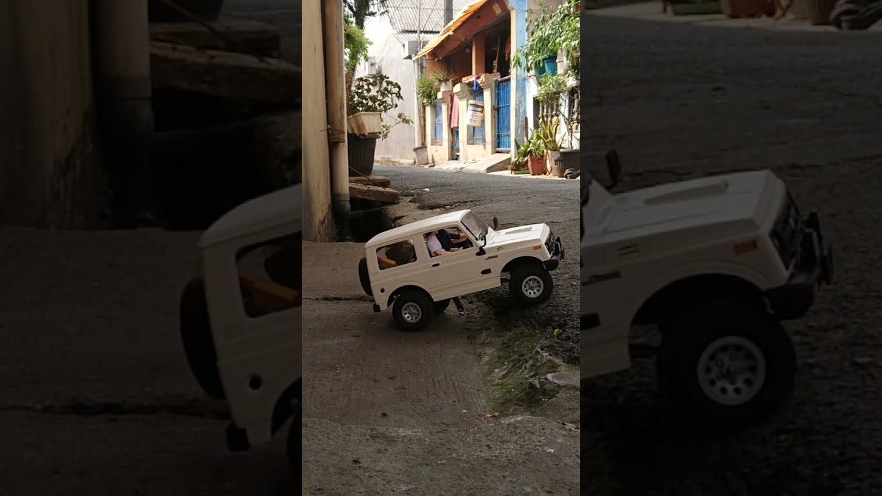 test jalan wpl c74 full upgrade #rc #rccar #rccars #rcadventure