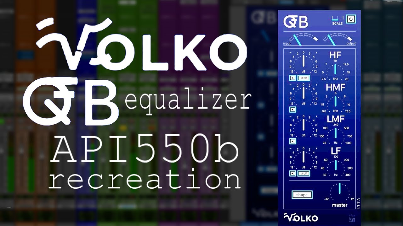 Mixing guitars with Volko QB (API 550b)