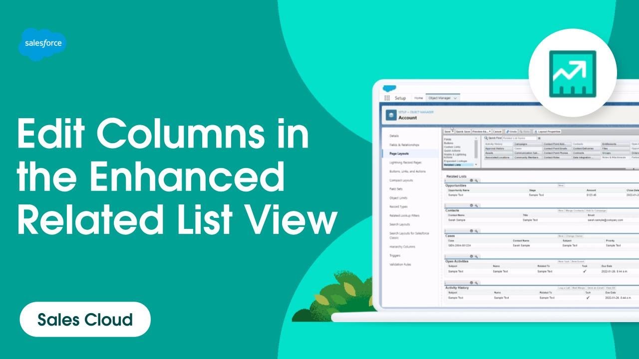 Edit Columns in the Enhanced Related List View