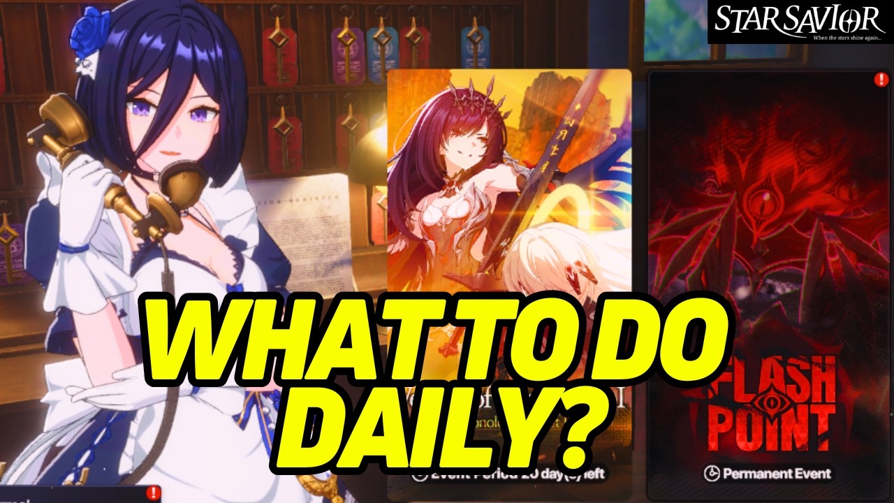 Daily To Do List and Progression Check!【Star Savior】