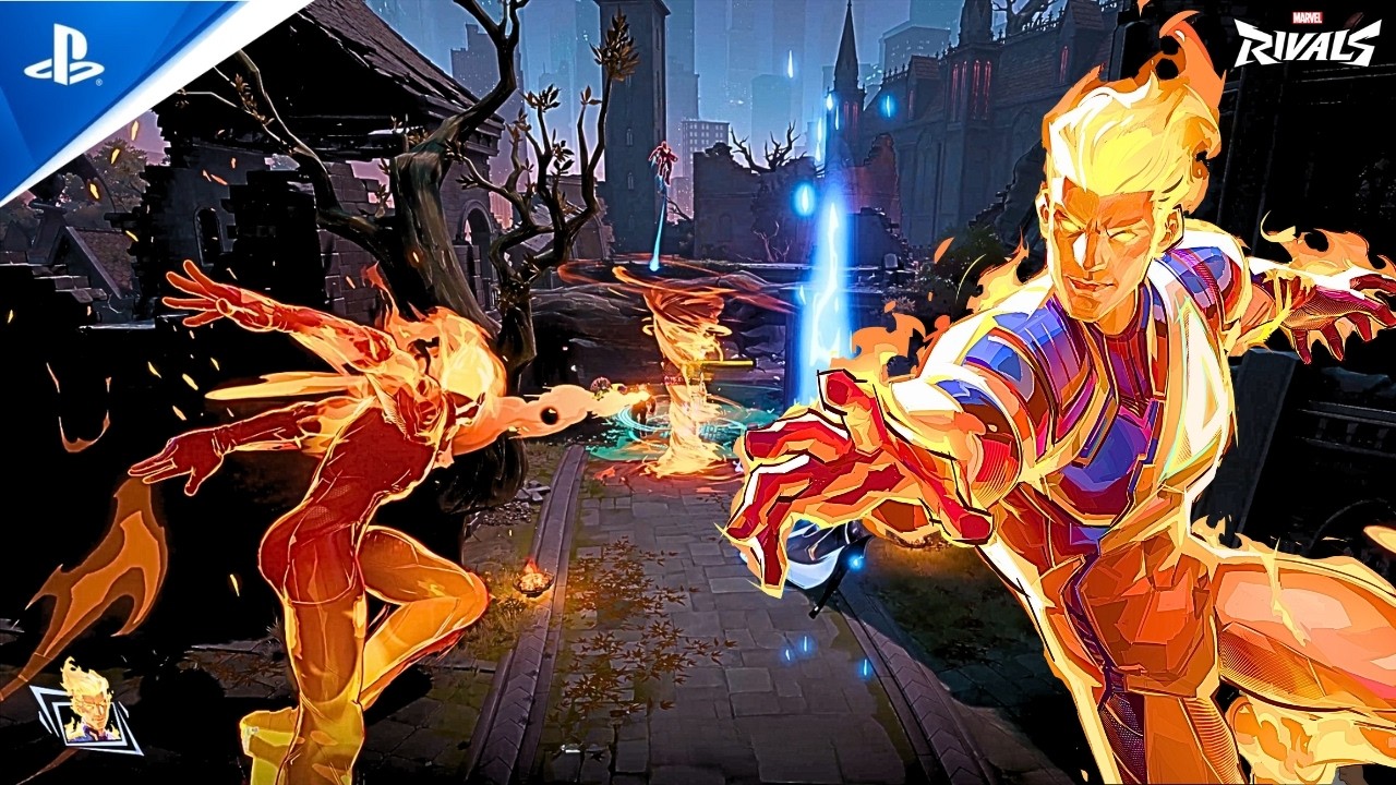 Marvel Rivals HUMAN TORCH Gameplay & Abilities Breakdown