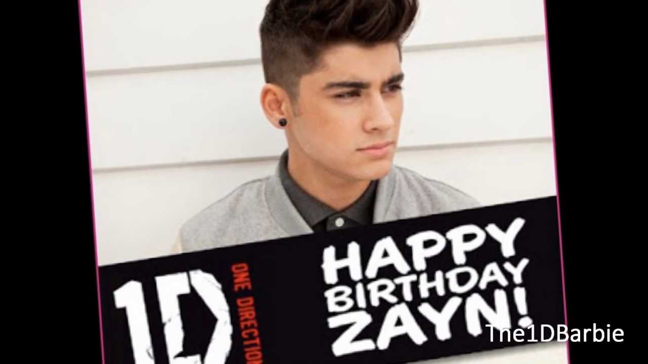 Happy 20th Birthday Zayn Malik (HD)