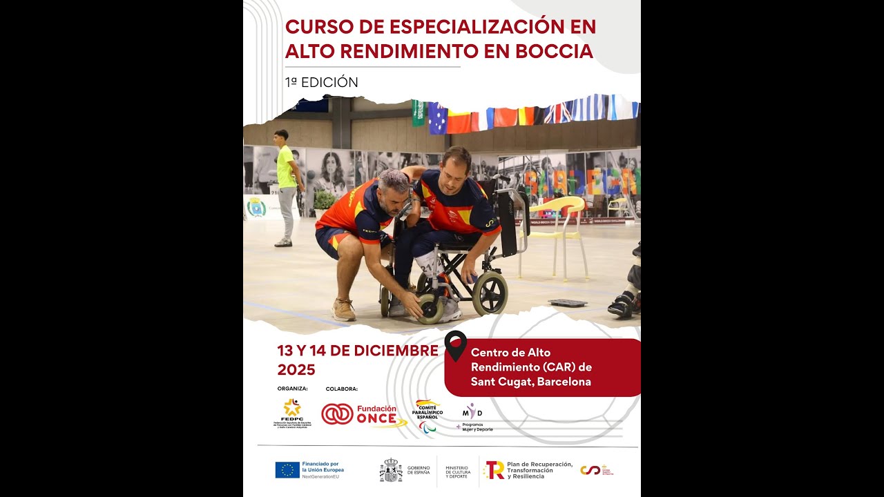 Seminario especialización Alto Rendimiento en Boccia. Parte 2