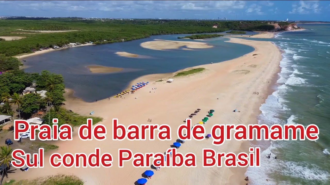 PRAIA DE BARRA DE GRAMAME SUL CONDE PARAÍBA BRASIL