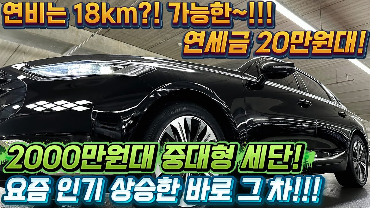 2000만원대 준대형 세단! 연비는 18km?!가능한 연세금20만원대! 요즘 인기상승한 바로 그차!!! #가성비 #중고차추천 #킹카tv #킹카tv
