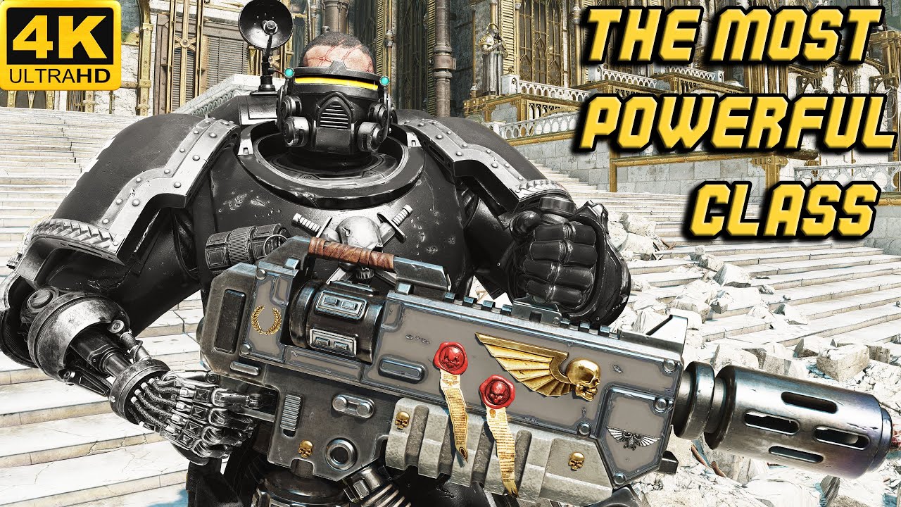 STRONGEST CLASS? Iron Hands VANGUARD Gameplay - Warhammer 40k: Space Marine 2 (4K UltraHD)