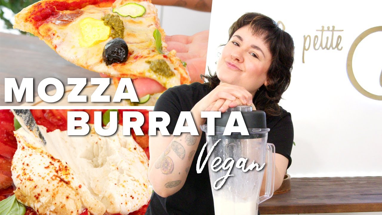 INCROYABLE ! Une burrata vegan et une mozza express pour pizzas