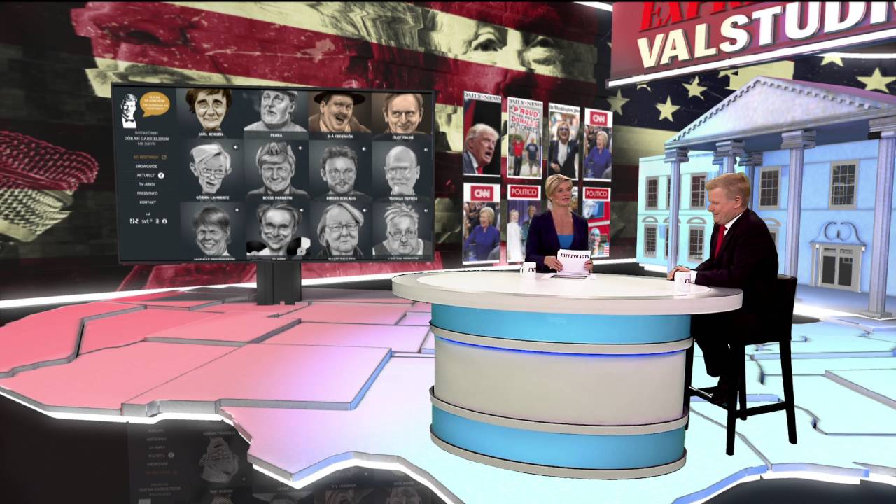 Göran Gabrielsson gör Donald Trump i Expressen TV
