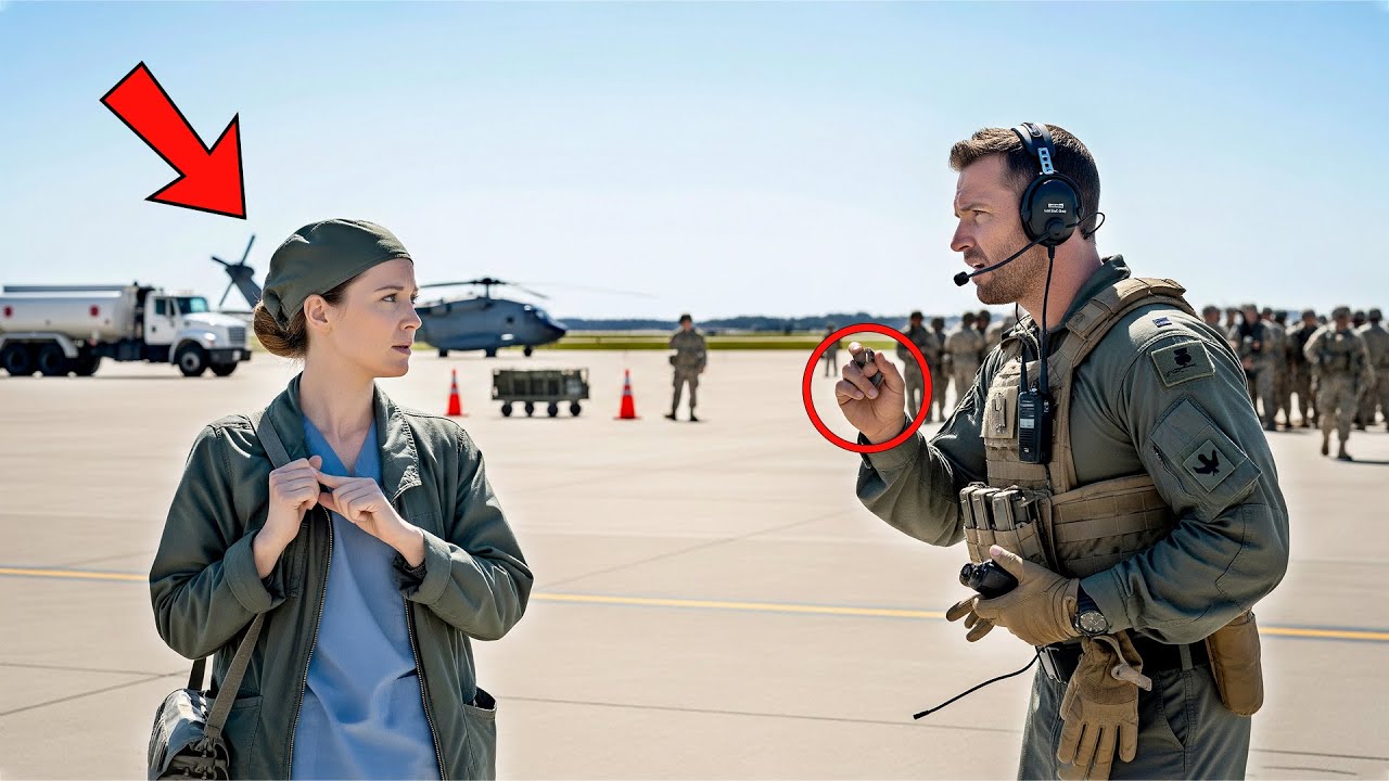 The Nurse Made a Silent Signal to a Commander at the Airport — What Happened Next Changed Everything