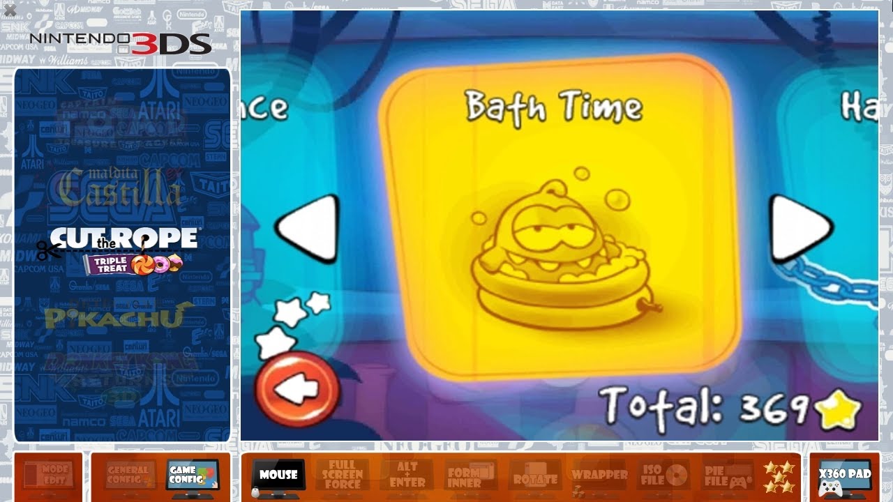 Cut the Rope Triple Treat Experiments [Bath Time]