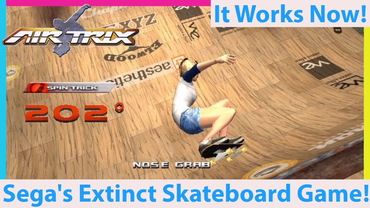 Air Trix Finally Fully Playable! Sega's Lost Arcade Game