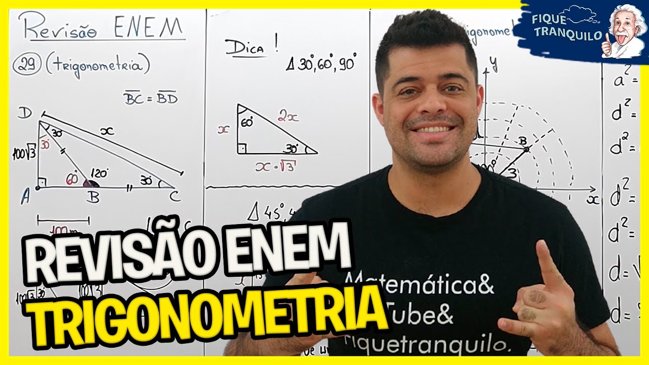 Revisão de Matemática para o ENEM: Questão 29 - Trigonometria no triângulo retângulo
