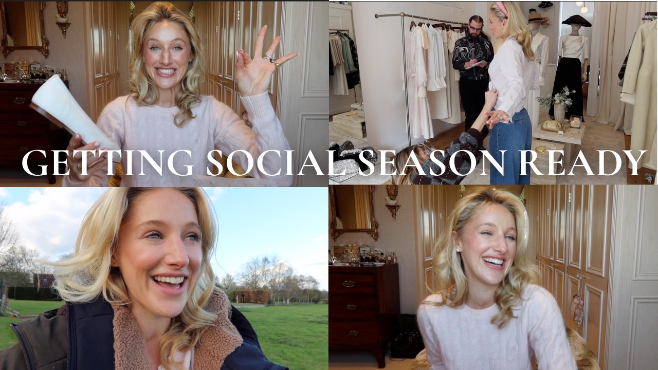 PLANNING THE PERFECT SOCIAL SEASON | OUTFIT SNEAK PEEKS & LONDON MEETINGS