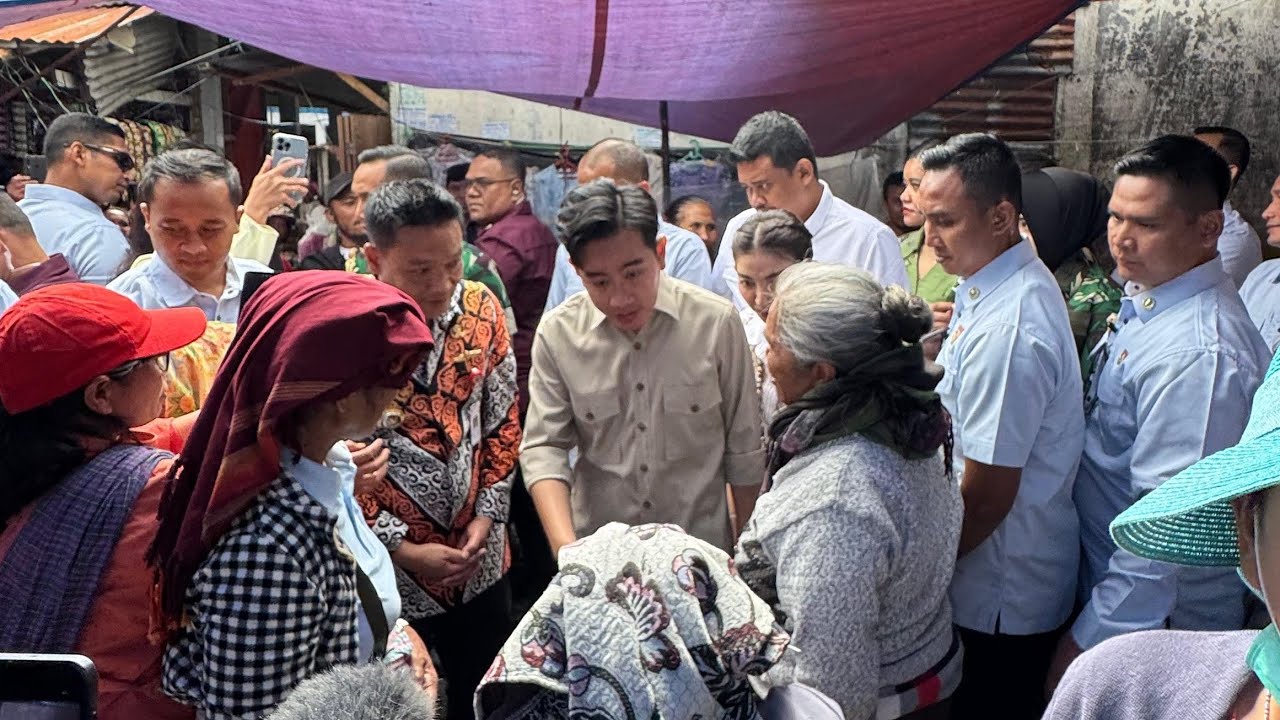 Wapres Kunjungi Pasar Dolok Sanggul