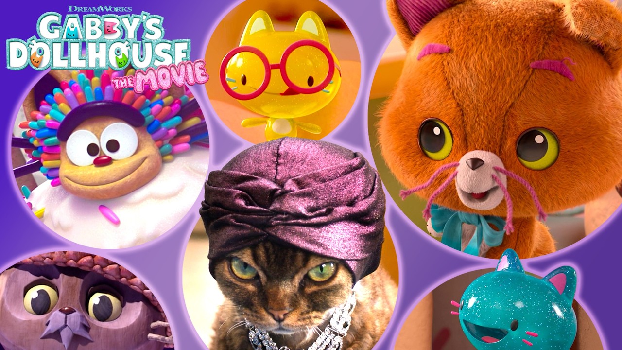 Meet the NEW Gabby Cats from Gabby's Dollhouse: The Movie!