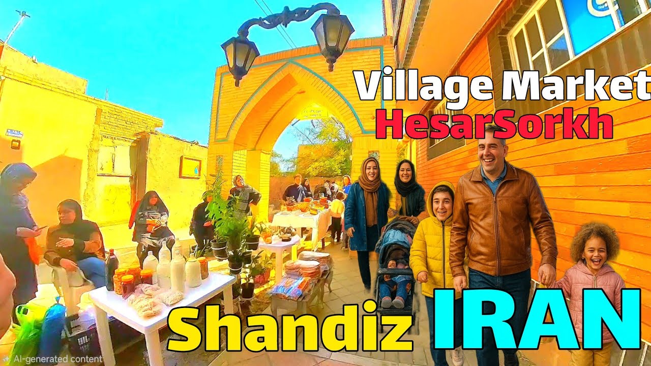 HesarSorkh Shandiz Mashhad Iran Before the public Protest in Iran
