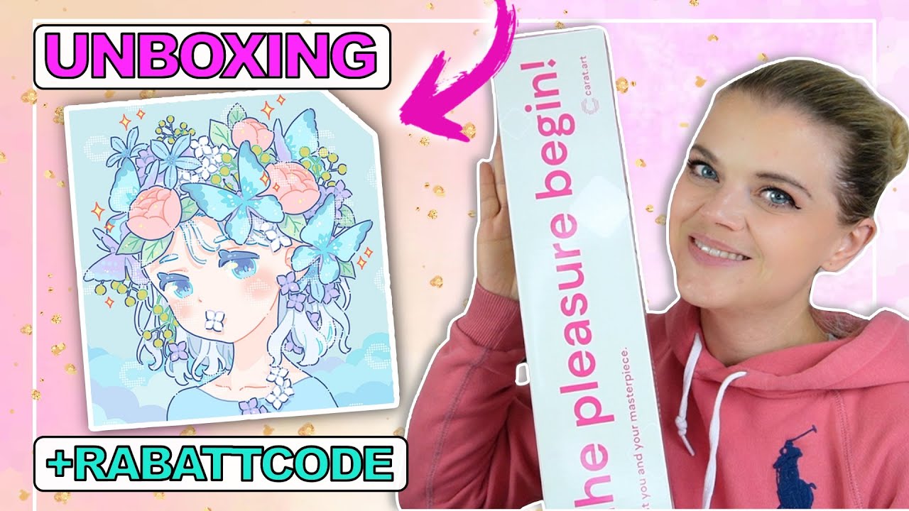 DIAMOND PAINTING UNBOXING CARAT.ART PASTEL DREAMS | + RABATTCODE