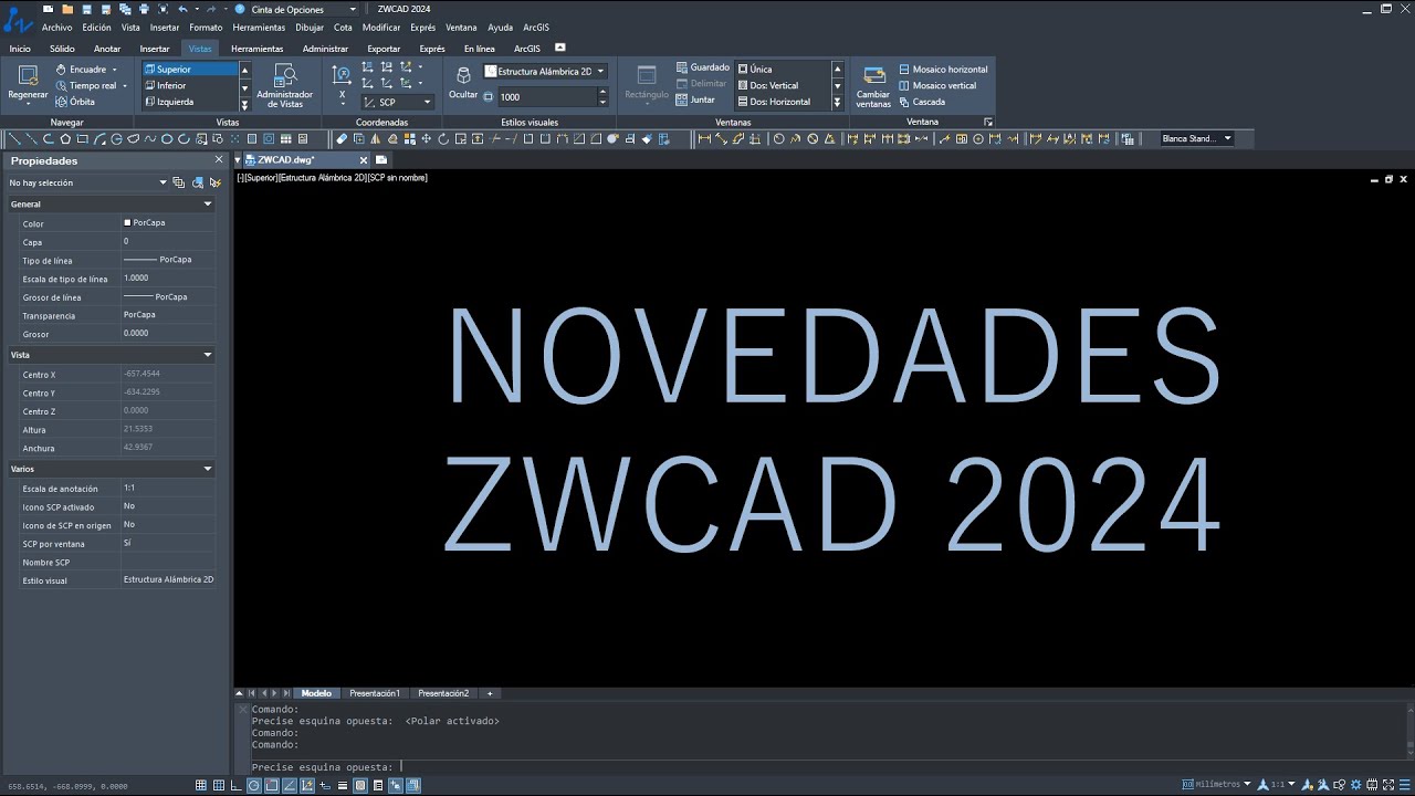 ZWCAD 2024 Novedades  de la versión.