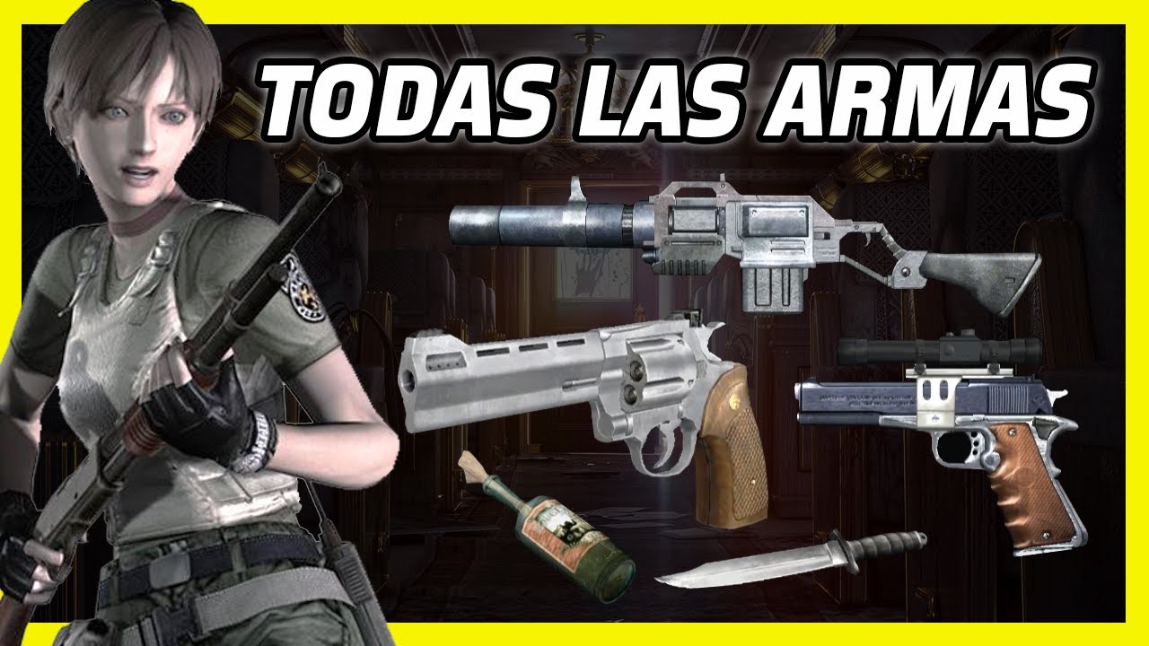 🏆TODAS LAS ARMAS para el Trofeo/Logro ARSENAL en Resident Evil 0 HD Remaster