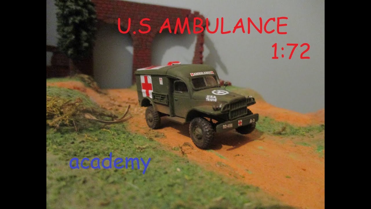 Academy U.S ambulance 1:72 build