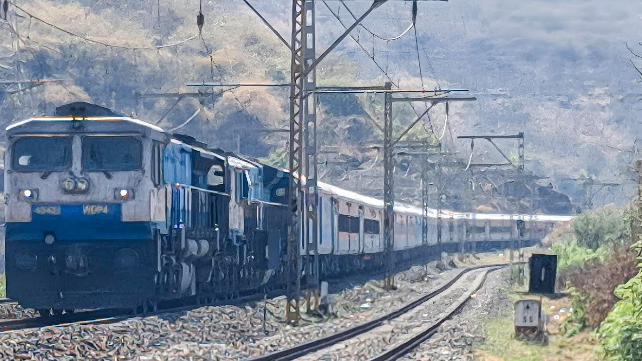 Afternoon Railfanning Electric & Diesel Action At Bhor Ghat Part-6