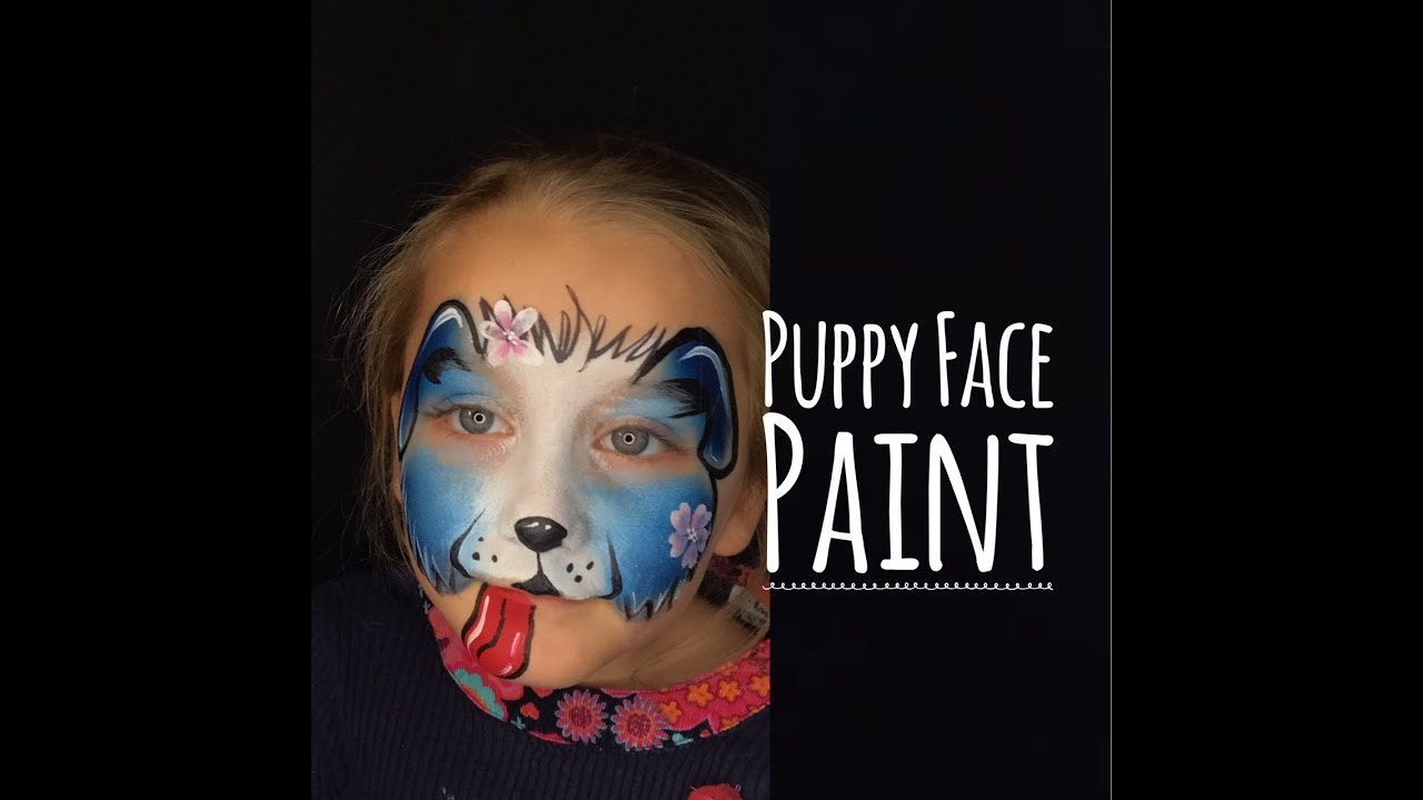 Puppy Face Paint Tutorial