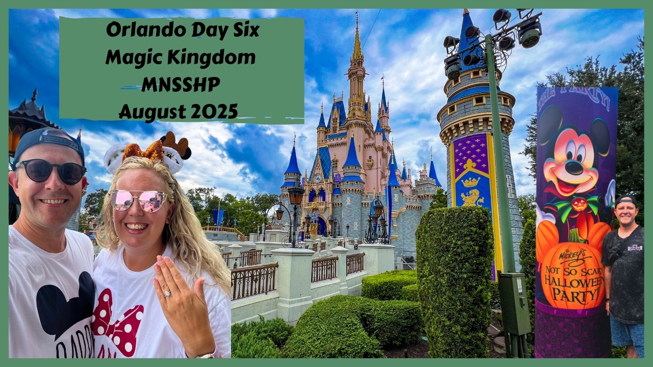 Orlando Day Six | Magic Kingdom Mickey's not so scary Halloween party | THE vlog with THE proposal
