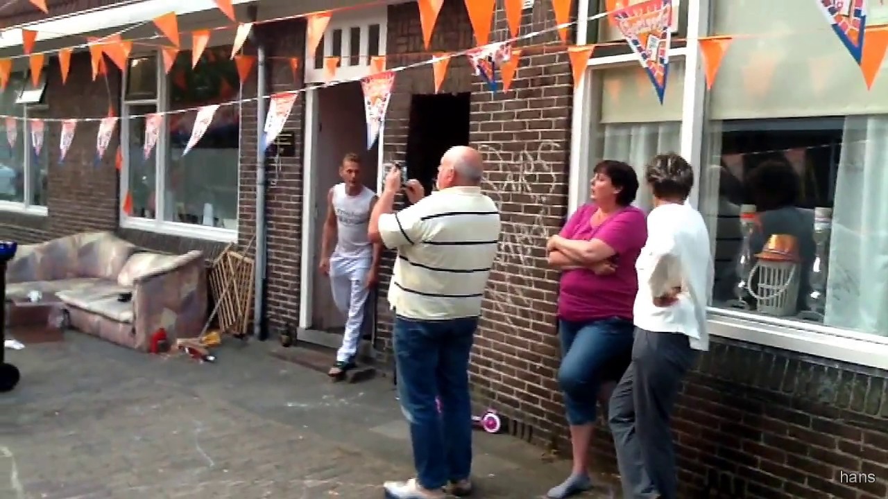 Filmopnames in de Delistraat Wormerveer