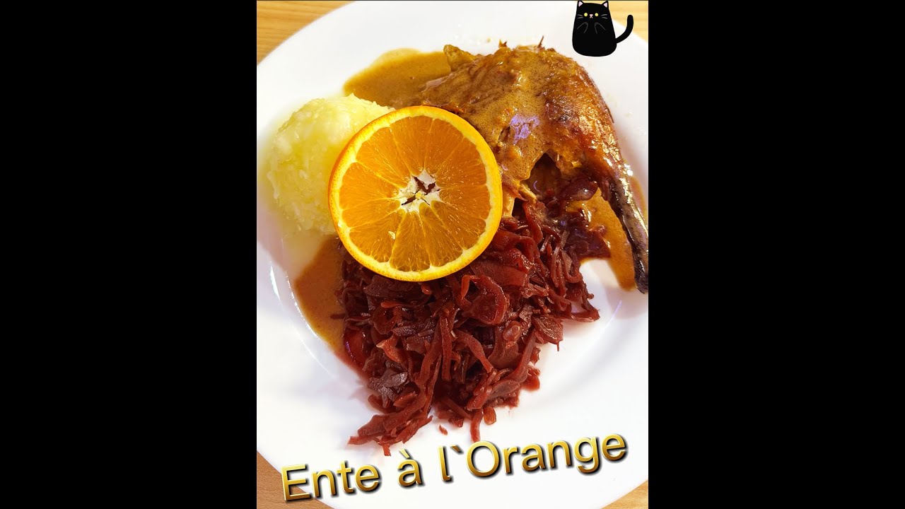 Ente à l`Orange mit Rotkohl und Klößen  #mirkoskueche #kikiandsimon #rezept #cat