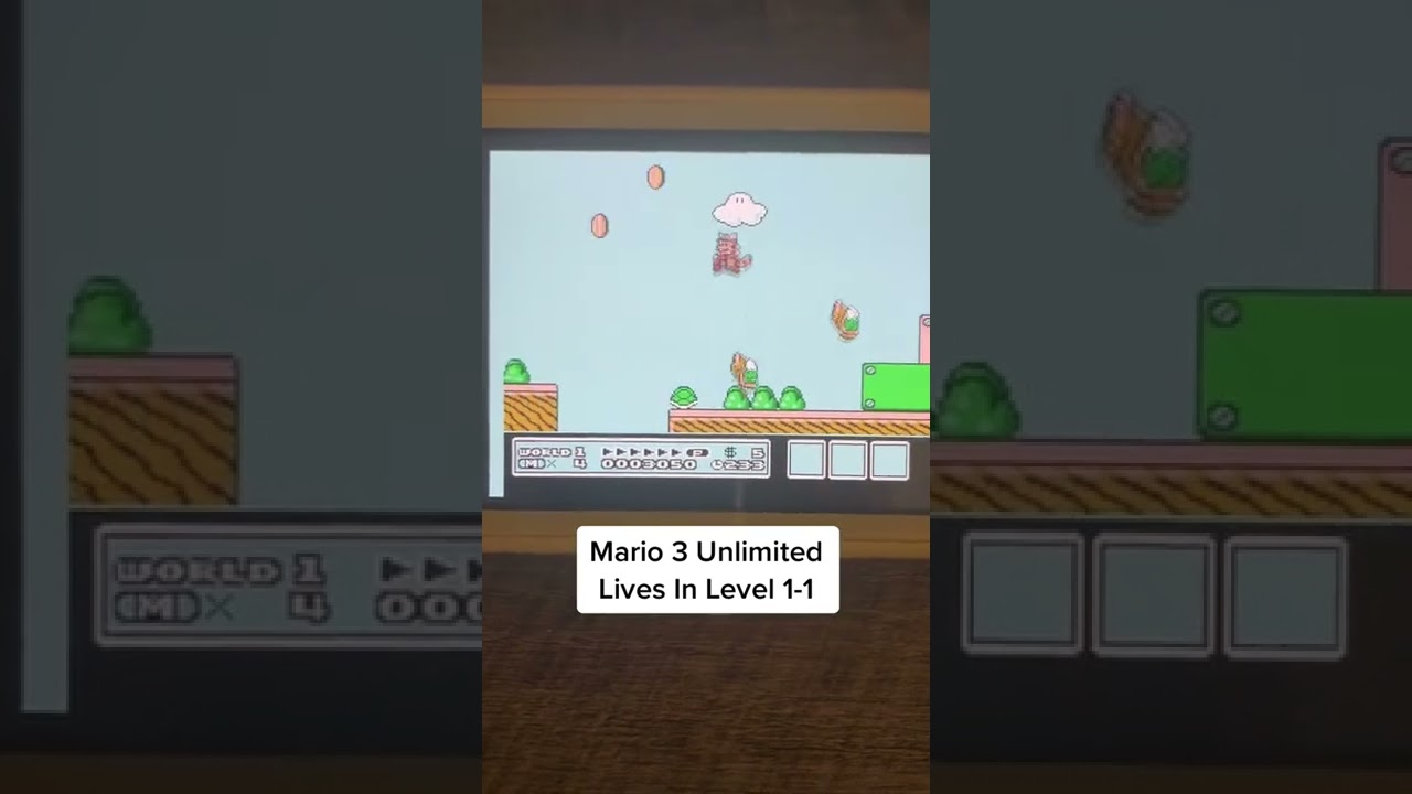 Mario 3: Неограниченные жизни на первом уровне!