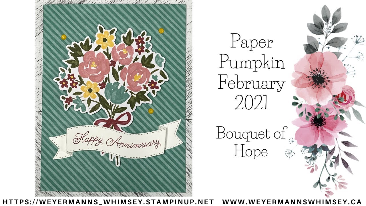 Paper Pumpkin Feb 2021 Outside the Box Happy Anniversary Card