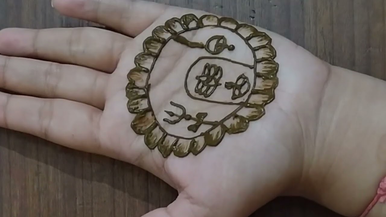 Shivratri special mehndi design | Shivling mehandi design 2023