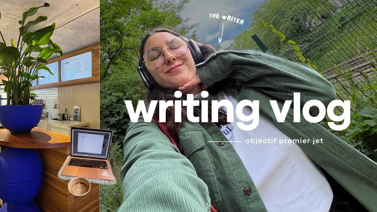 Vlog d'écriture - premier jet roman, zine making, événement de poésie...