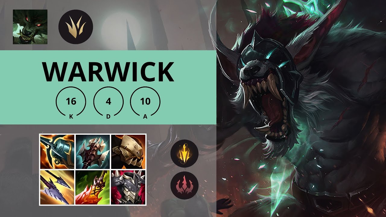 WARWICK JUNGLA 🔥16/4/10 | League of Legends | Plata