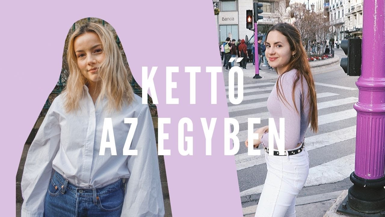 Ugyanazt csináltunk egy napig | 2 in 1 vlog | Lina és Panni