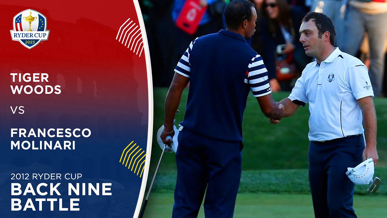 Tiger Woods vs Francesco Molinari | Back Nine Battle | 2012 Ryder Cup