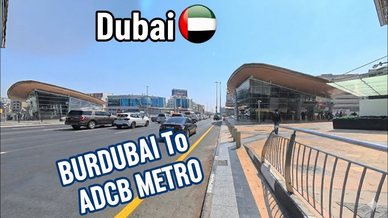 🇦🇪 Bur Dubai Streets to ADCB Metro Station| Morning [4K] Walking Tour | #vlogs  #dubai #travel 