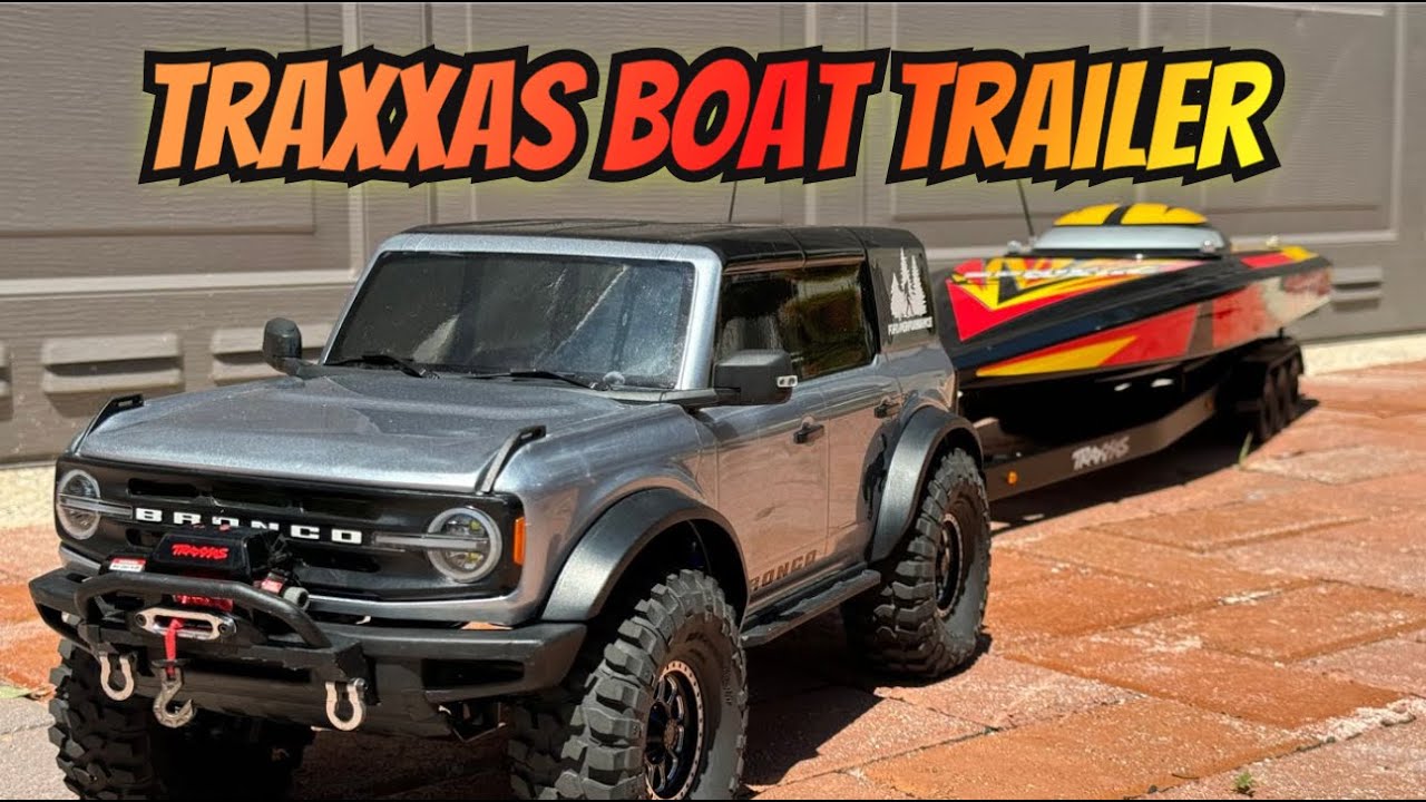 Traxxas Boat Trailer unboxing and Towing Proboat SonicWake
