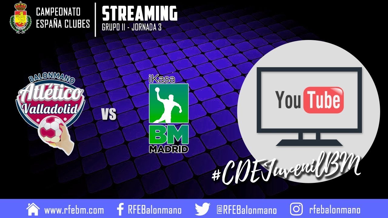 #CDEJuvenilBM Masculino - Grupo II | Atlético Valladolid : iKasa BM Madrid