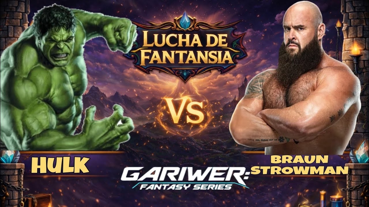 ​¿PODRÁ LA WWE DETENERLO? 😱 Hulk inicia su gira imparable vs Braun Strowman | Gariwer Fantasy #1