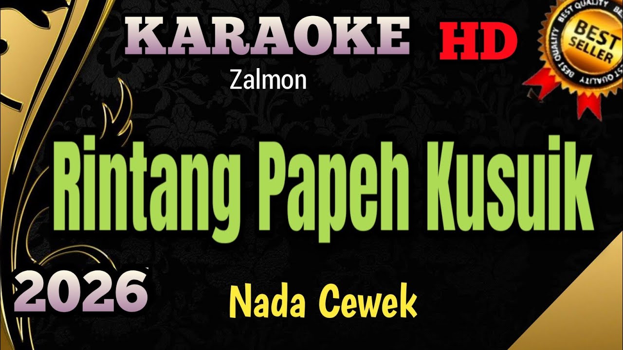 Zalmon - Rintang Di Papeh Kusuik || Karaoke Minang Nada Wanita