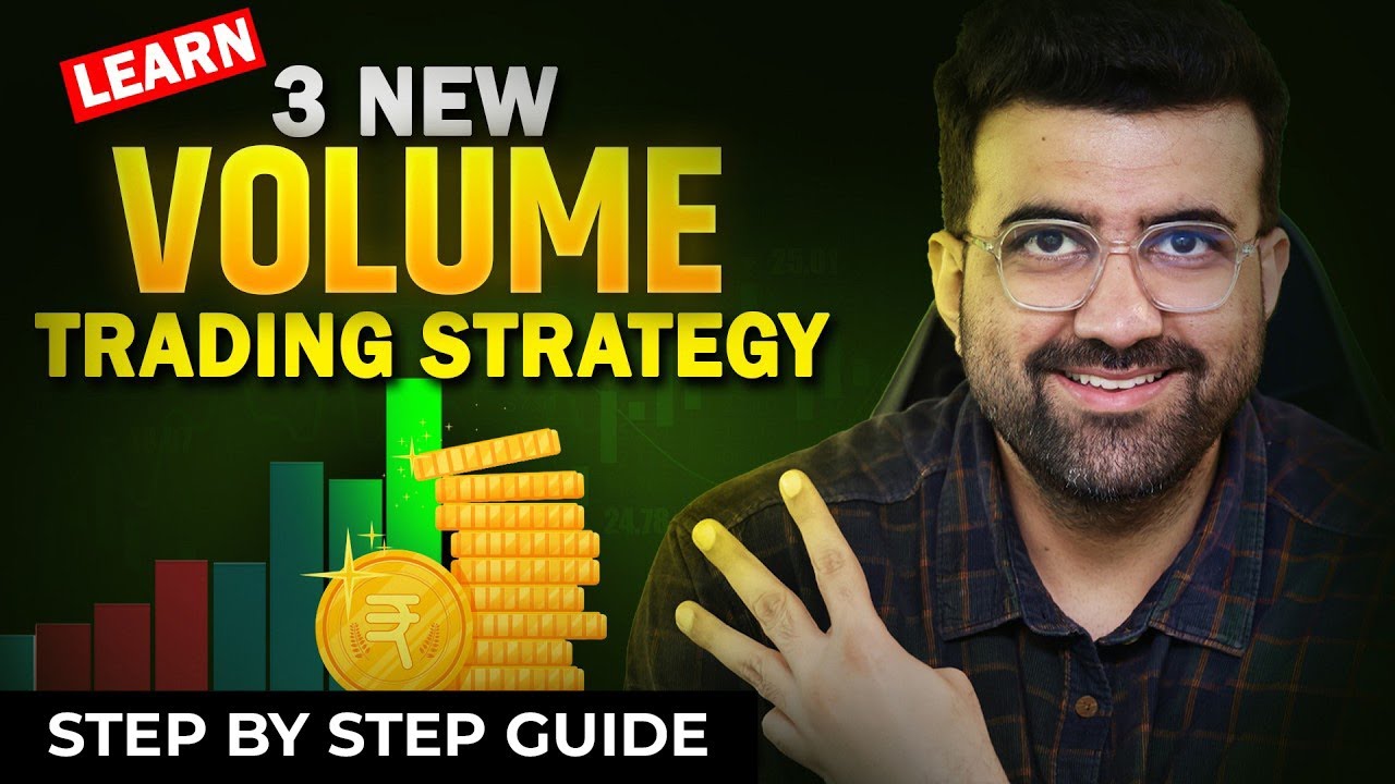 New 3 Volume Strategy's for Swing Trading | By Siddharth Bhanushali